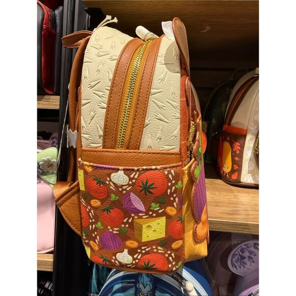 Loungefly Disney Pixar Ratatouille Remy Food Mini Backpack - Picture 3 of 8